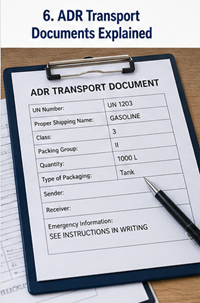 ADR-Transportunterlagen und Gefahrgut-Versanddokumente für europäische Logistik