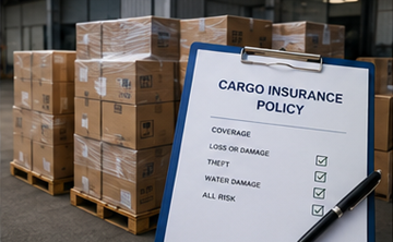 Cargo-Versicherungsschutz für Paletten, Container und transportierte Waren in der Logistik