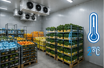 Kühllager für Lebensmittel, Pharmazeutika und temperaturgeführte Logistik