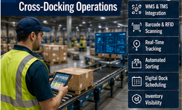 Lagertechnologie-Systeme in Cross-Docking-Logistikprozessen