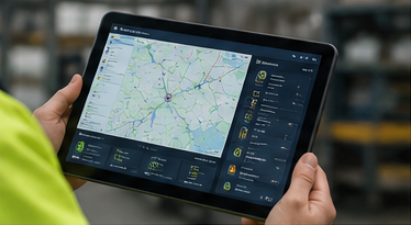 Digitale Logistikplanung und GPS-Tracking für den Transport übergroßer Ladung