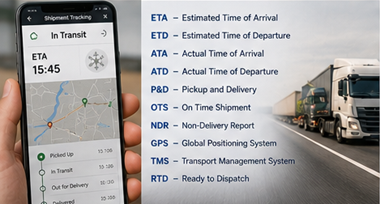 Disponent überwacht Sendungsverfolgung, ETA und POD-Transportstatus