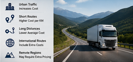 Preisgestaltung im Fernverkehr und europäische Logistikrouten