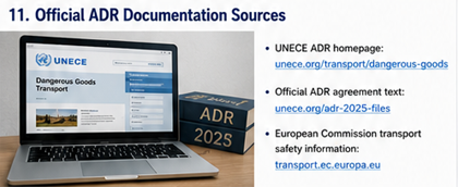 Offizielle ADR-Regelwerke und UNECE-Ressourcen zum Gefahrguttransport