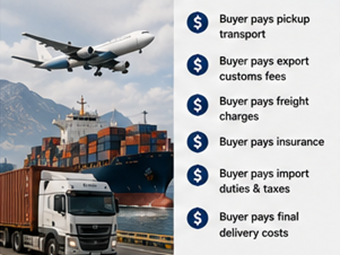 Internationale Transportkosten und Logistikplanung unter EXW-Versandbedingungen