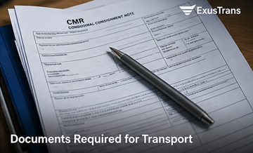 CMR-Transportdokument Rechnung Logistikpapiere Europa Frachtdokumentation