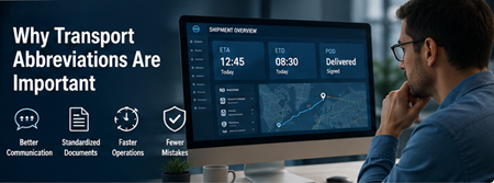 Transportmanager prüft Sendungsstatus, ETA und POD-Informationen im Logistik-Dashboard