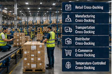 Verschiedene Cross-Docking-Arten in Transport- und Lagerlogistik