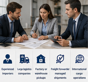 Logistikfachleute planen internationale Sendungen mit EXW-Incoterms