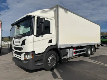 Frachtführer Lkw Scania P360 in Vena Österreich